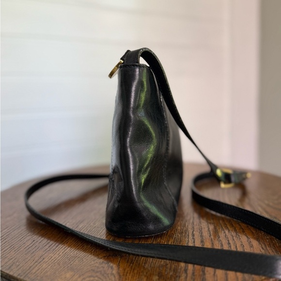 Vintage Brahim Leather crossbody Bag by - Picture 4 of 12